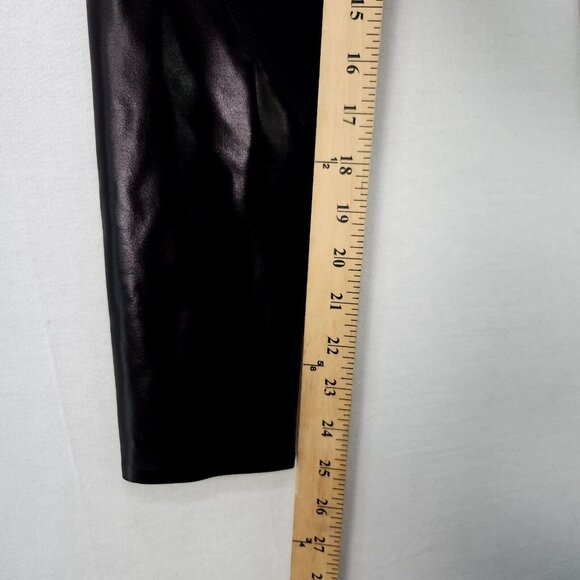 Spanx Every Wear Gloss Pockets Leggings Womens Size XS Very Black Tummy Control - Picture 12 of 16